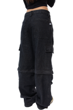 Baggy Cargo Zip Jeans