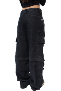Baggy Cargo Zip Jeans
