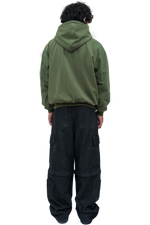 Green Zip-Up Hoodie