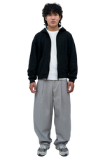 Grey Pleated Pant