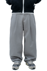 Grey Pleated Pant