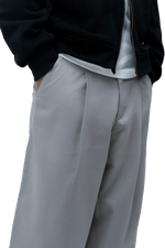 Grey Pleated Pant