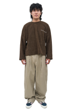 Dark Brown Cropped Fit Sweater