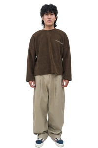 Dark Brown Cropped Fit Sweater