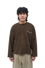Dark Brown Cropped Fit Sweater