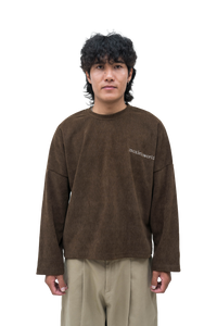 Dark Brown Cropped Fit Sweater