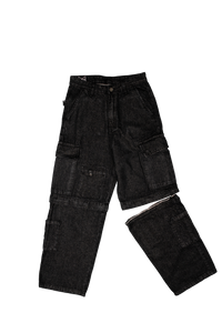 Baggy Cargo Zip Jeans